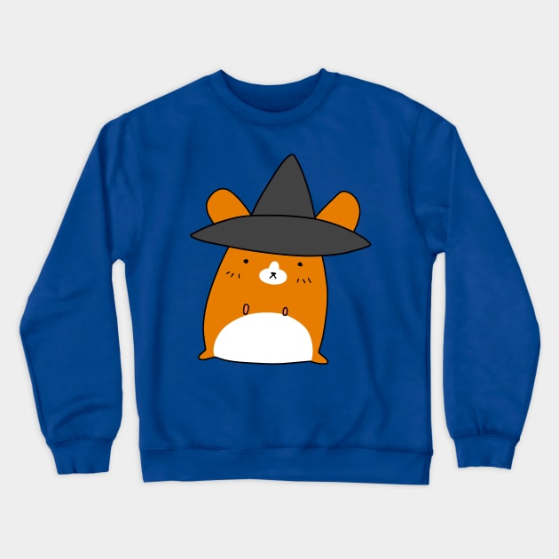 Witch Hamster Crewneck Sweatshirt by saradaboru